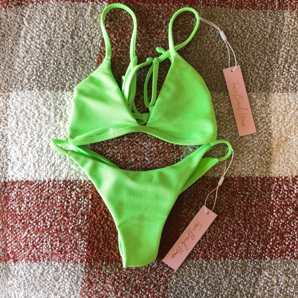 BRAND NEW Toxic Beachhouse Neon Bikini